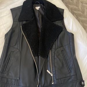Leather vest